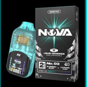nova blueberry blast + lavender kush